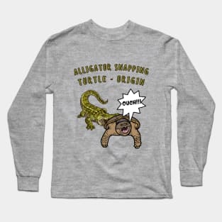 Alligator Snapping Turtle Origin Pun Long Sleeve T-Shirt